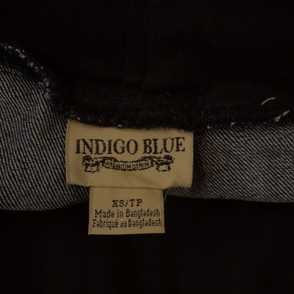 🔥 2/$50 🔥 NWOT Indigo Blue Maternity Jeans - Picture 2 of 2